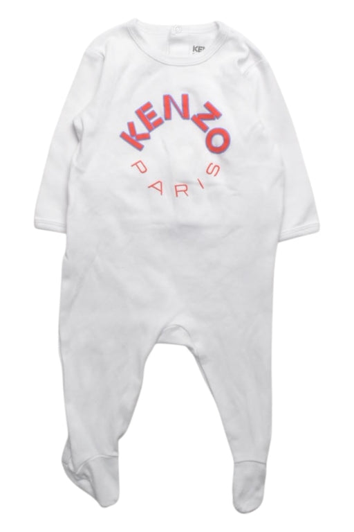 A White Onesies from Kenzo in size 3-6M for boy. (Front View)