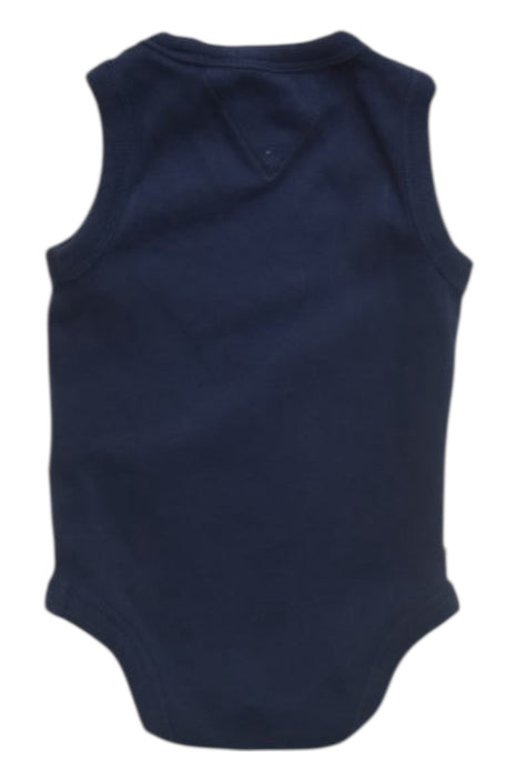 A Navy Sleeveless Bodysuits from Tommy Hilfiger in size 0-3M for boy. (Back View)