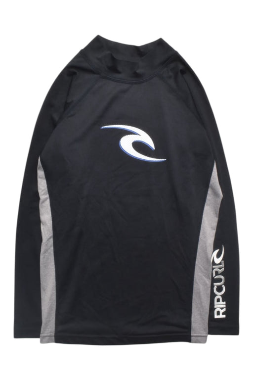 A Black Rash Guards from Rip Curl in size 12Y for girl. (Front View)
