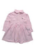A Pink Long Sleeve Dresses from Ralph Lauren in size 3-6M for girl. (Front View)