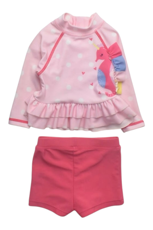 A Pink Swim Sets from Mothercare in size 0-3M for girl. (Front View)