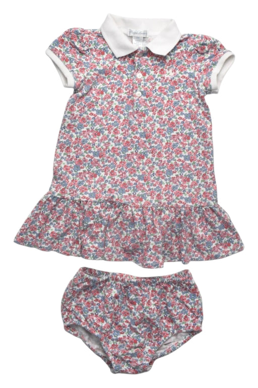 A Multicolour Dress Sets from Ralph Lauren in size 6-12M for girl. (Front View)