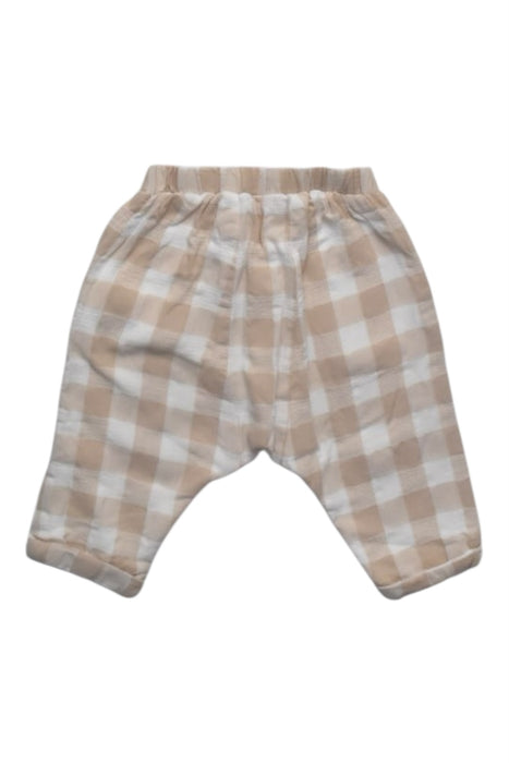 A Beige Casual Pants from Seed in size 0-3M for girl. (Back View)