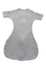 A Grey Sleepsacs from Aden & Anais in size 3-6M for girl. (Back View)