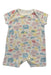 A Multicolour Short Sleeve Rompers from Mothercare in size 0-3M for girl. (Front View)