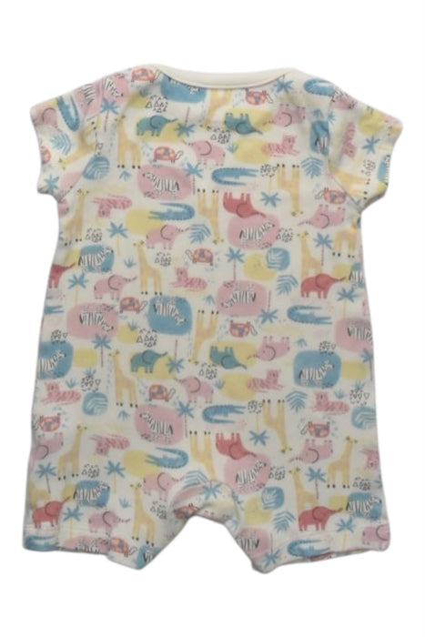 A Multicolour Short Sleeve Rompers from Mothercare in size 0-3M for girl. (Back View)