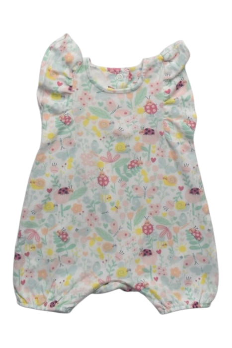 A Multicolour Sleeveless Rompers from Mothercare in size 0-3M for girl. (Front View)