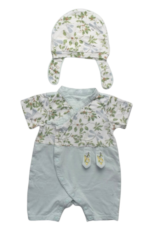 A Multicolour Short Sleeve Rompers from Balabala in size 3-6M for girl. (Front View)