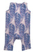 A Blue Sleeveless Rompers from Hunter + Boo in size 0-3M for girl. (Back View)