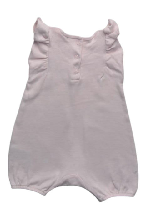 A Pink Sleeveless Rompers from Mothercare in size 0-3M for girl. (Back View)
