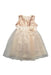 A Ivory Sleeveless Dresses from Hello Kitty in size 4T for girl. (Front View)