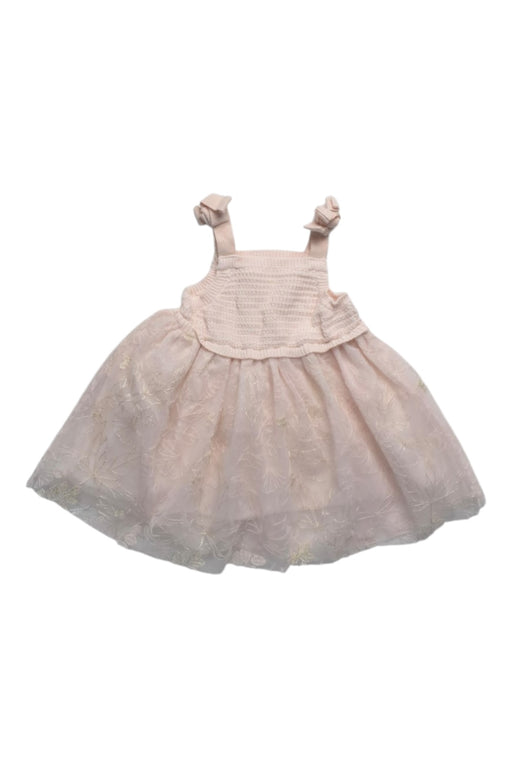 A Ivory Sleeveless Dresses from Gingersnaps in size 6-12M for girl. (Front View)