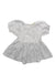 A White Short Sleeve Dresses from mini KLARRA in size 6-12M for girl. (Front View)