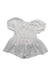 A White Short Sleeve Dresses from mini KLARRA in size 6-12M for girl. (Back View)