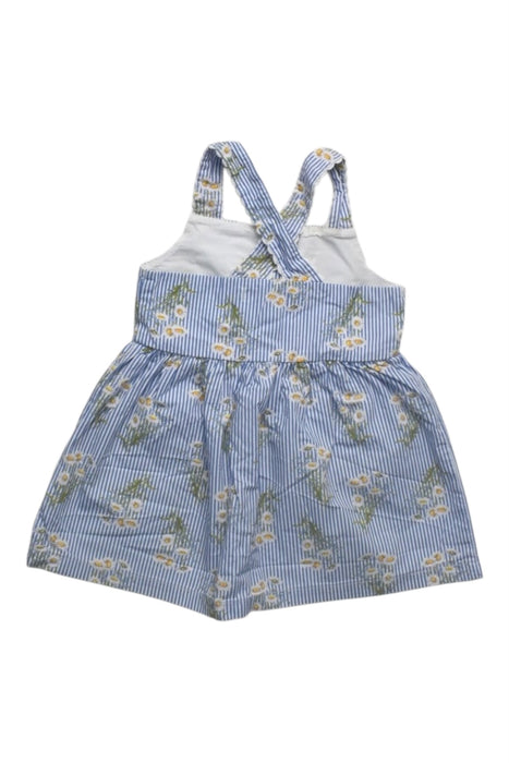 A Blue Sleeveless Dresses from Gingersnaps in size 6-12M for girl. (Back View)