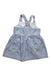 A Blue Sleeveless Dresses from Gingersnaps in size 6-12M for girl. (Back View)