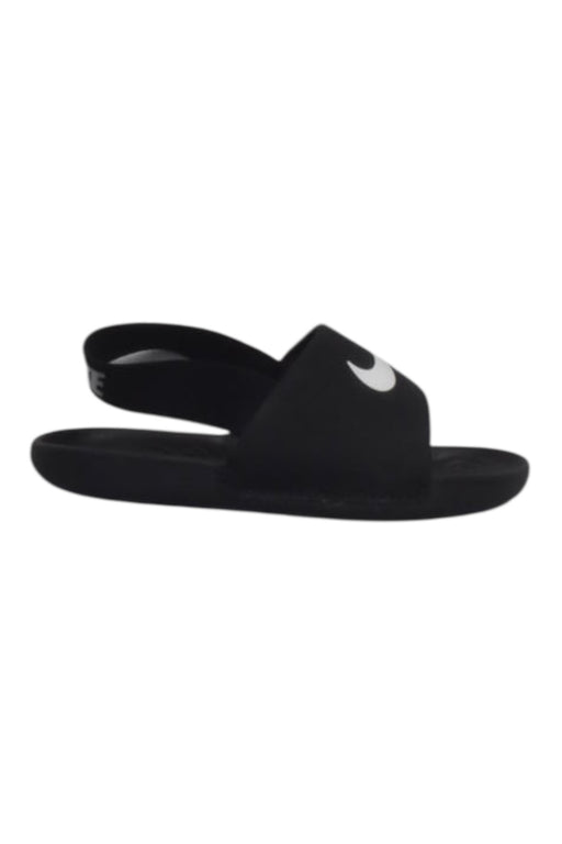 A Black Sandals from Nike in size 18-24M for boy. (Front View)
