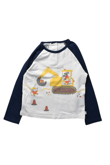 A Multicolour Long Sleeve T Shirts from La Compagnie des Petits in size 3T for boy. (Front View)