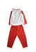 A Red Pants Sets from La Compagnie des Petits in size 3T for boy. (Back View)