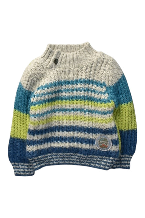 A Multicolour Knit Sweaters from La Compagnie des Petits in size 12-18M for boy. (Front View)