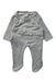 A Grey Onesies from Vertbaudet in size Newborn for boy. (Front View)