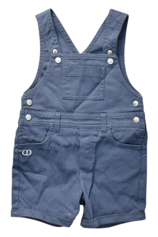 A Blue Overall Shorts from Dior in size 6-12M for boy. (Front View)