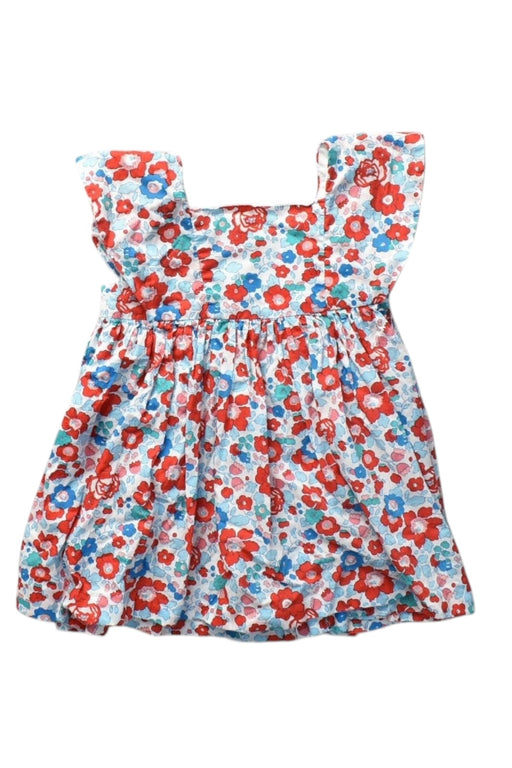 A Multicolour Sleeveless Dresses from Jacadi in size 6-12M for girl. (Front View)