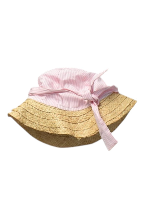 A Pink Sun Hats from Armani Baby in size 6-12M for girl. (Back View)
