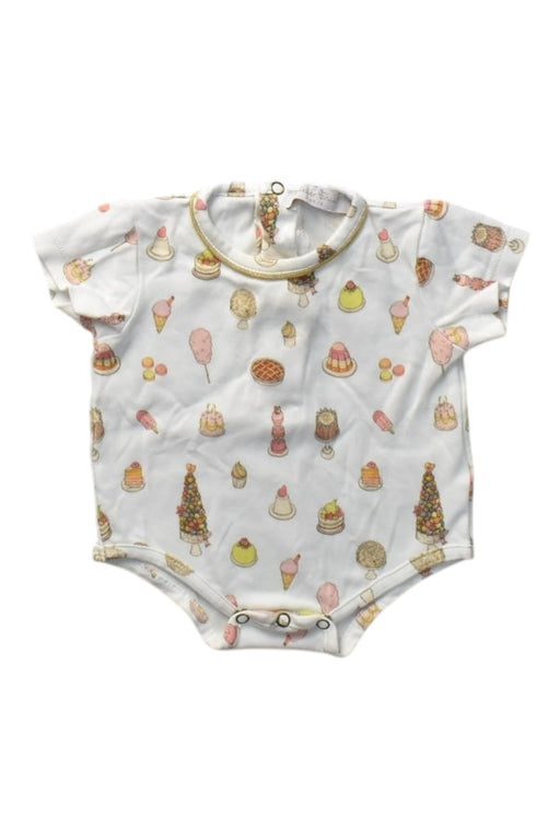 A Multicolour Short Sleeve Rompers from Atelier Choux in size 3-6M for girl. (Front View)