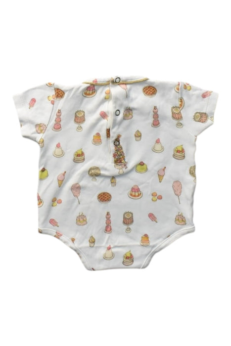 A Multicolour Short Sleeve Rompers from Atelier Choux in size 3-6M for girl. (Back View)