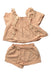 A Peach Shorts Sets from Gingersnaps in size 18-24M for girl. (Front View)