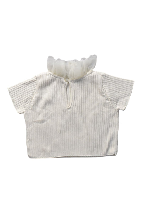 A White Short Sleeve Tops from Gingersnaps in size 18-24M for girl. (Back View)