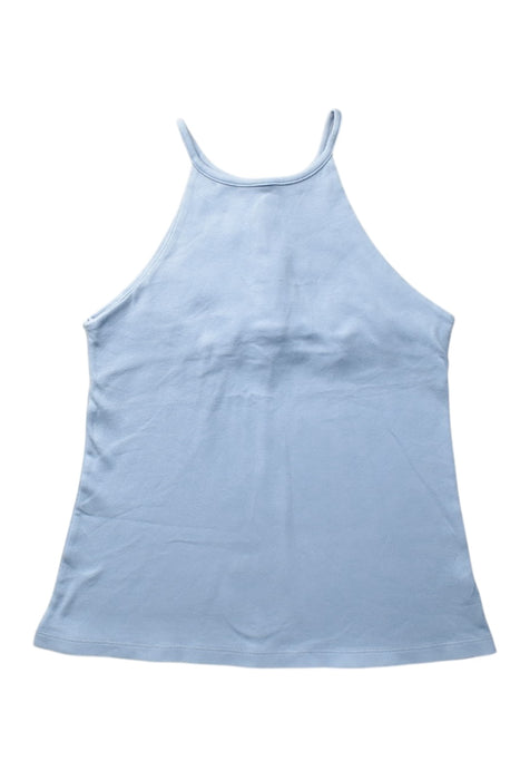 A Blue Sleeveless Tops from Bisby in size 12Y for girl. (Front View)