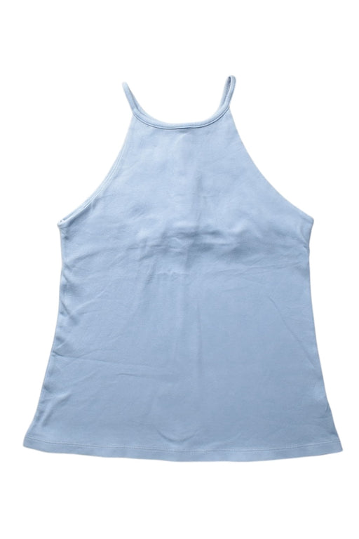 A Blue Sleeveless Tops from Bisby in size 12Y for girl. (Front View)