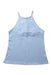 A Blue Sleeveless Tops from Bisby in size 12Y for girl. (Front View)