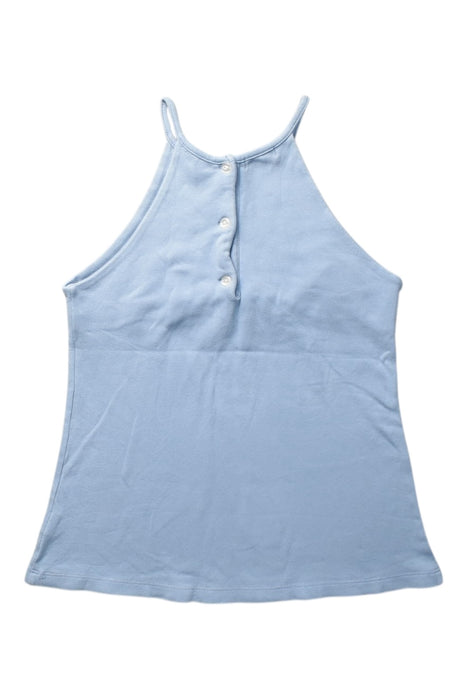 A Blue Sleeveless Tops from Bisby in size 12Y for girl. (Back View)