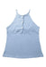 A Blue Sleeveless Tops from Bisby in size 12Y for girl. (Back View)