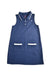 A Navy Sleeveless Dresses from Tommy Bahama in size 12Y for girl. (Front View)