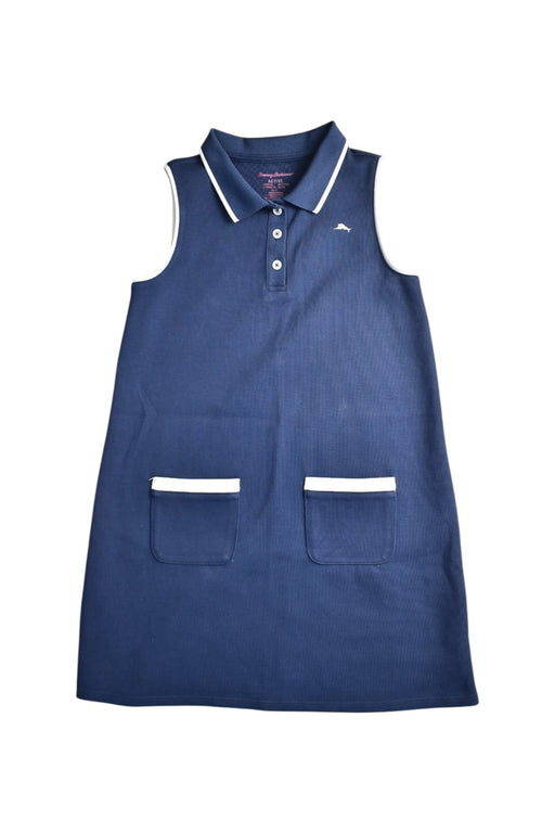 A Navy Sleeveless Dresses from Tommy Bahama in size 12Y for girl. (Front View)