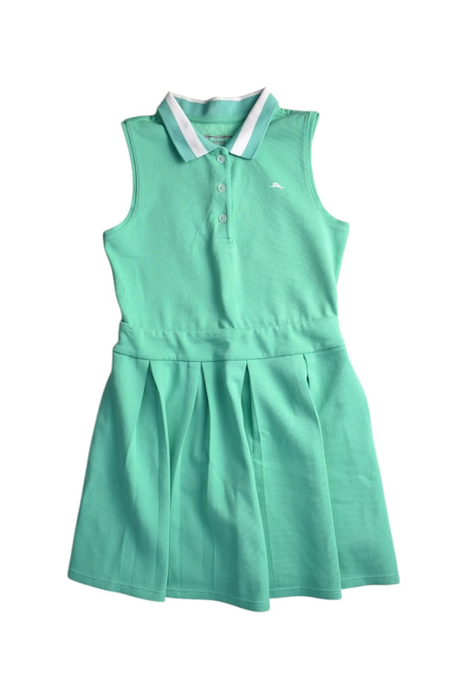 A Green Sleeveless Dresses from Tommy Bahama in size 12Y for girl. (Front View)