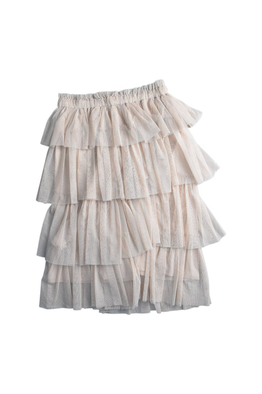 A Ivory Tulle Skirts from Genwoo Kids in size 10Y for girl. (Front View)