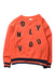 A Orange Crewneck Sweatshirts from Boboli in size 8Y for girl. (Front View)