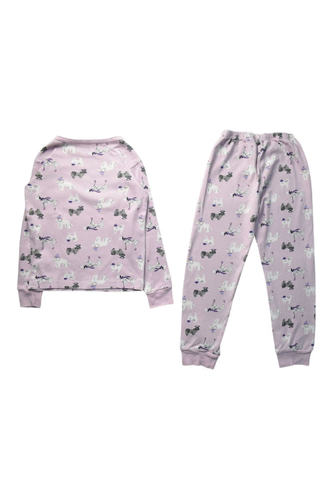 A Pink Pyjama Sets from Janie & Jack in size 6T for girl. (Back View)