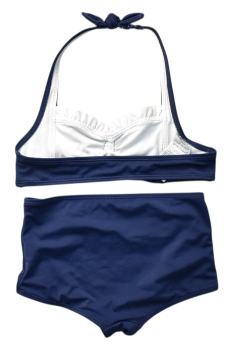 A Navy Bikinis from Janie & Jack in size 6T for girl. (Back View)