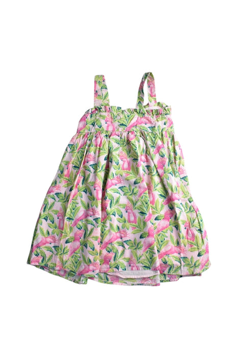 A Multicolour Sleeveless Dresses from Janie & Jack in size 6T for girl. (Back View)
