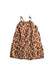 A Brown Sleeveless Dresses from Janie & Jack in size 6T for girl. (Front View)