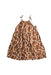 A Brown Sleeveless Dresses from Janie & Jack in size 6T for girl. (Back View)
