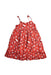 A Red Sleeveless Dresses from Janie & Jack in size 7Y for girl. (Front View)