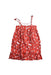 A Red Sleeveless Dresses from Janie & Jack in size 7Y for girl. (Back View)