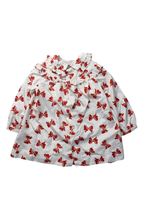 A Red Long Sleeve Tops from Gucci in size 18-24M for girl. (Front View)